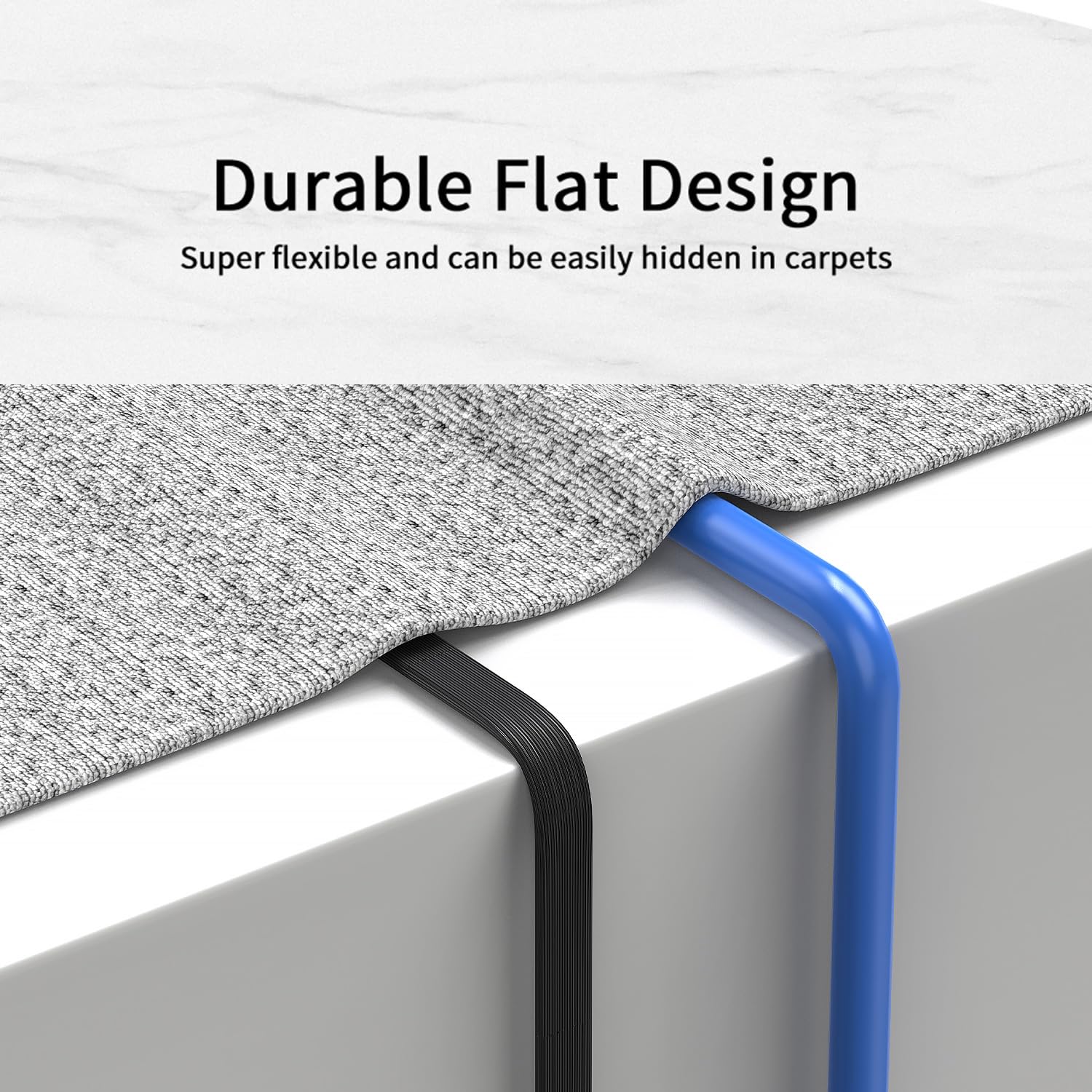 2 cables planos USB A a USB C de 90 grados en ángulo recto USB macho a macho, cable USB corto suave de 50.8 cm-50 cm (ángulo arriba + ángulo abajo)