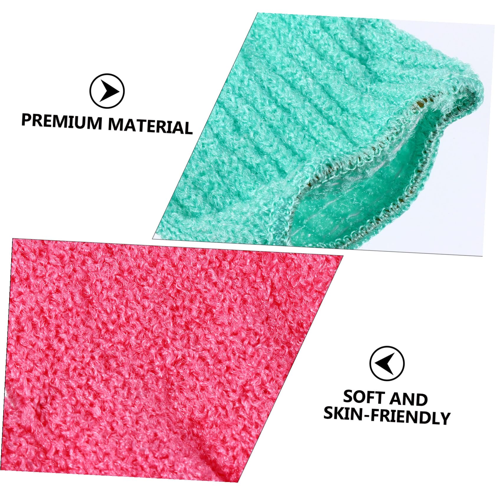 POPETPOP 12 Pares Guantes Para Fregar Barro Guante Para Lavar Platos Guante Exfoliante De Doble Cara Guantes De Masaje De Baño Guantes Exfoliantes De Baño Toalla De Cara Escarchado Nylon