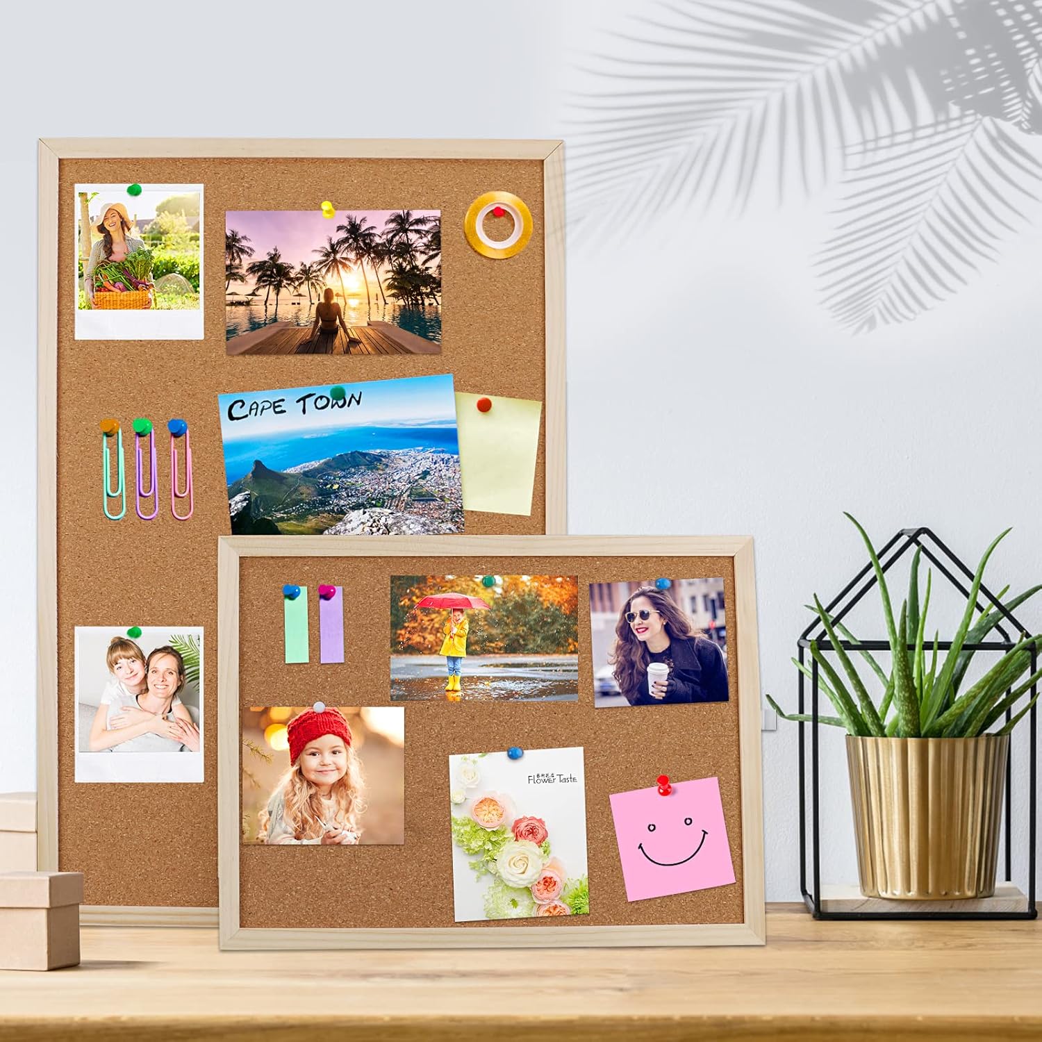 Buy Bulletin Board Cork Board, Pin Boards for Walls Messages or