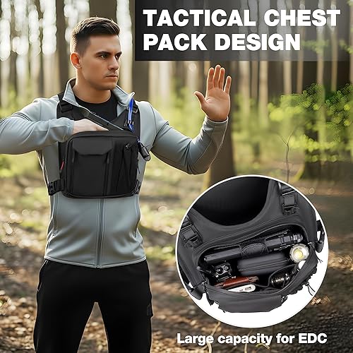 Miniatura 2 de JXFUKAL Mochila con chaleco de hidratación para correr