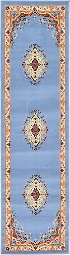 Vista 655 de Unique Loom Reza Collection- Alfombra, Polipropileno, Marrón Marrón/ marfil