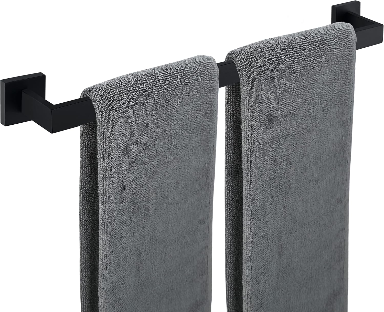 Nolimas Matte Black Bath Towel Bar Single Bars Towel Rack