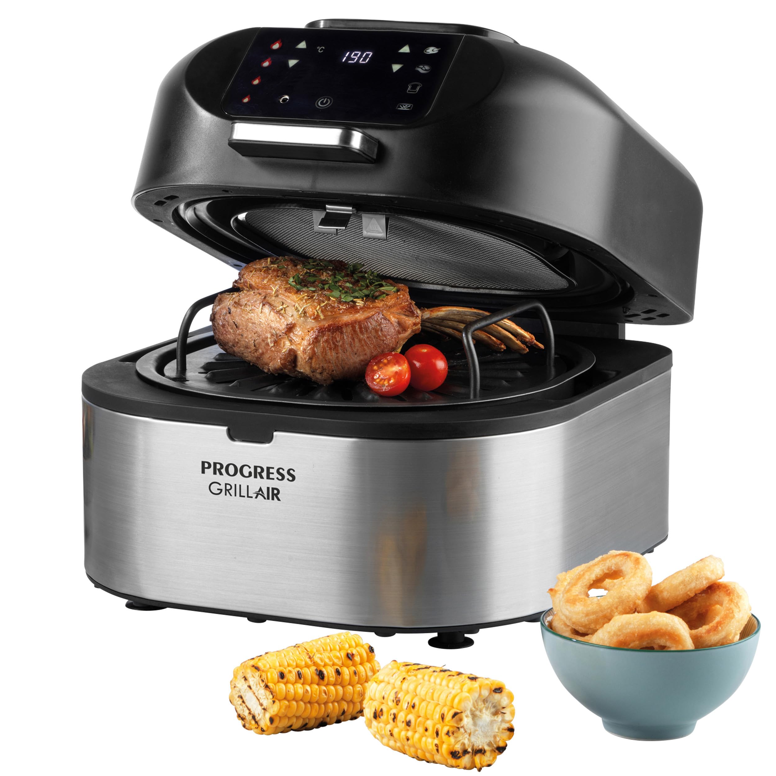 Progress GrillAir Air Fryer Grill, 5.2 L 5 In 1 Digital Multicooker — image 1