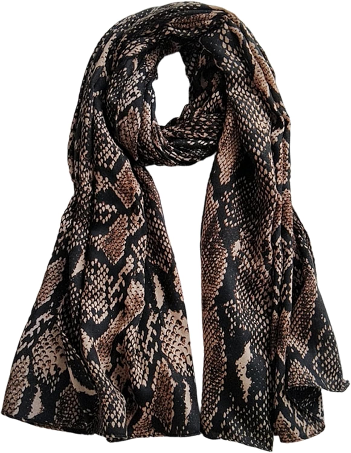 Women's Animal Fur Pattern Scarves Lady Linen Scarf Soft Sunscreen Shawls Vintage Wrap Shawl