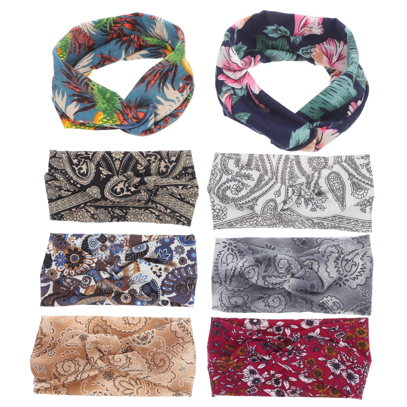 Healeved Yoga-Stirnband Schweißabsorbierendes Stirnband Elastisches Yoga Kopfband Breathable breites Haarband Schweißbänder für Männer Fitness-Stirnbänder Stoff