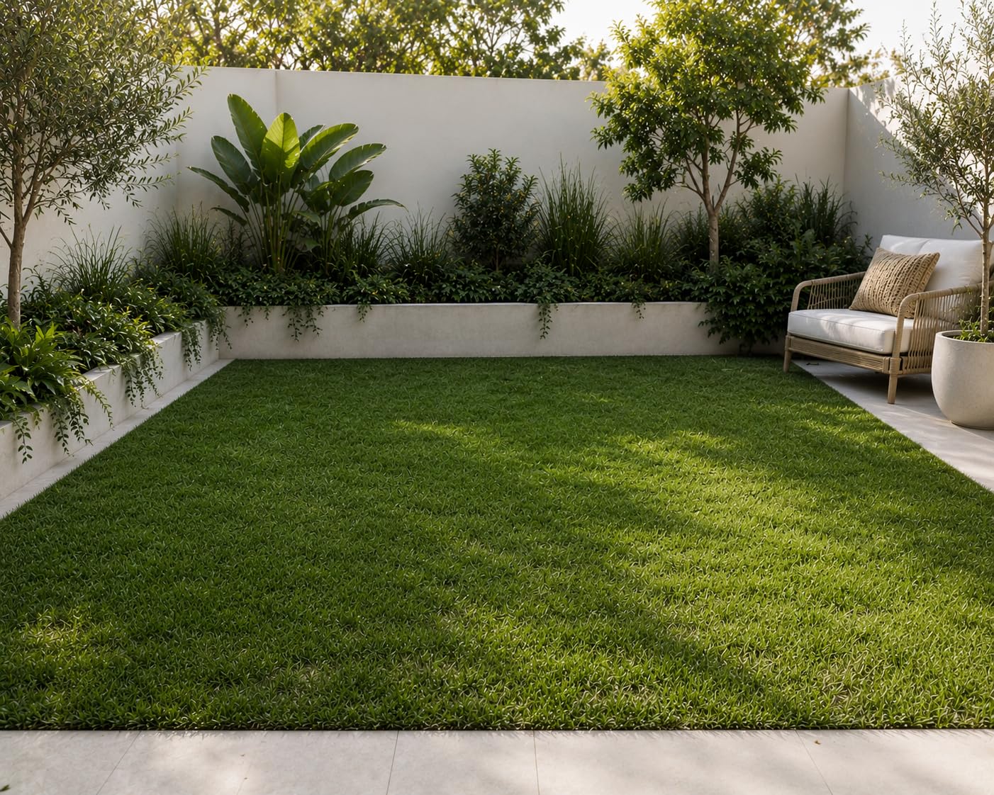 Natural Look Imported Artificial Grass Mat | Ideal for Balcony, Terrace, Wall, Lawn, Floor & Entrance Areas | Waterproof & Weatherproof Turf Carpet 25MM 2X5 FT-image-17