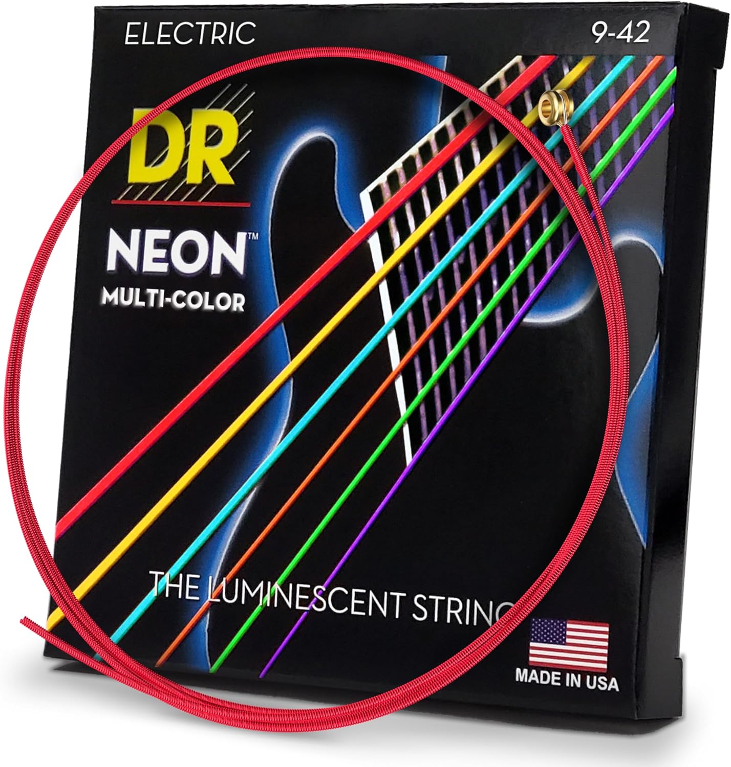 DR Strings HI-DEF NEON Electric Guitar Strings (NMCE-9)