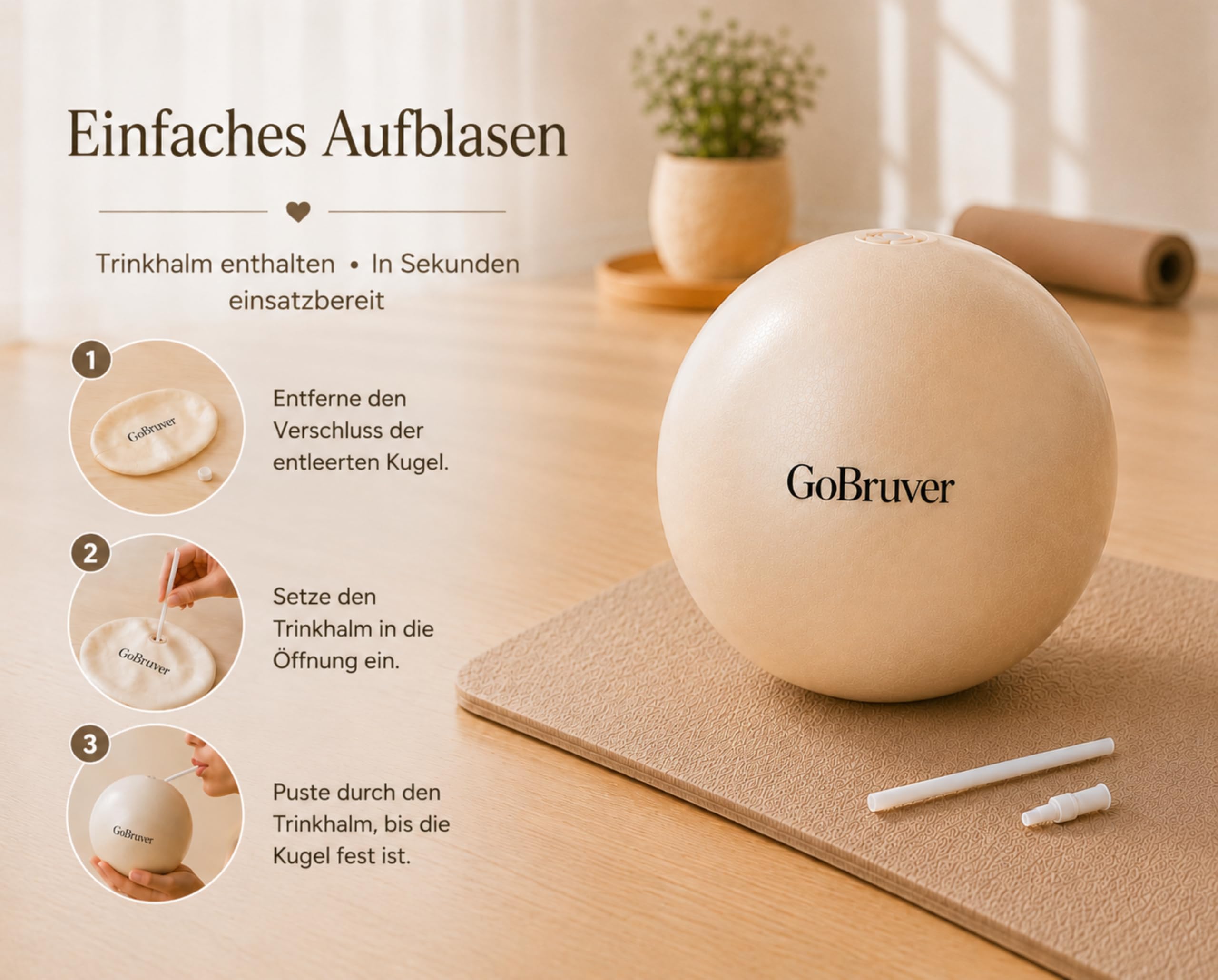 Pilates Set für Zuhause, Fitness Set mit Pilates Ring, Gewichtsmanschetten, Fitnessbändern, Pilates Ball, Gleitscheiben, Pilates Socken & Widerstandsbändern