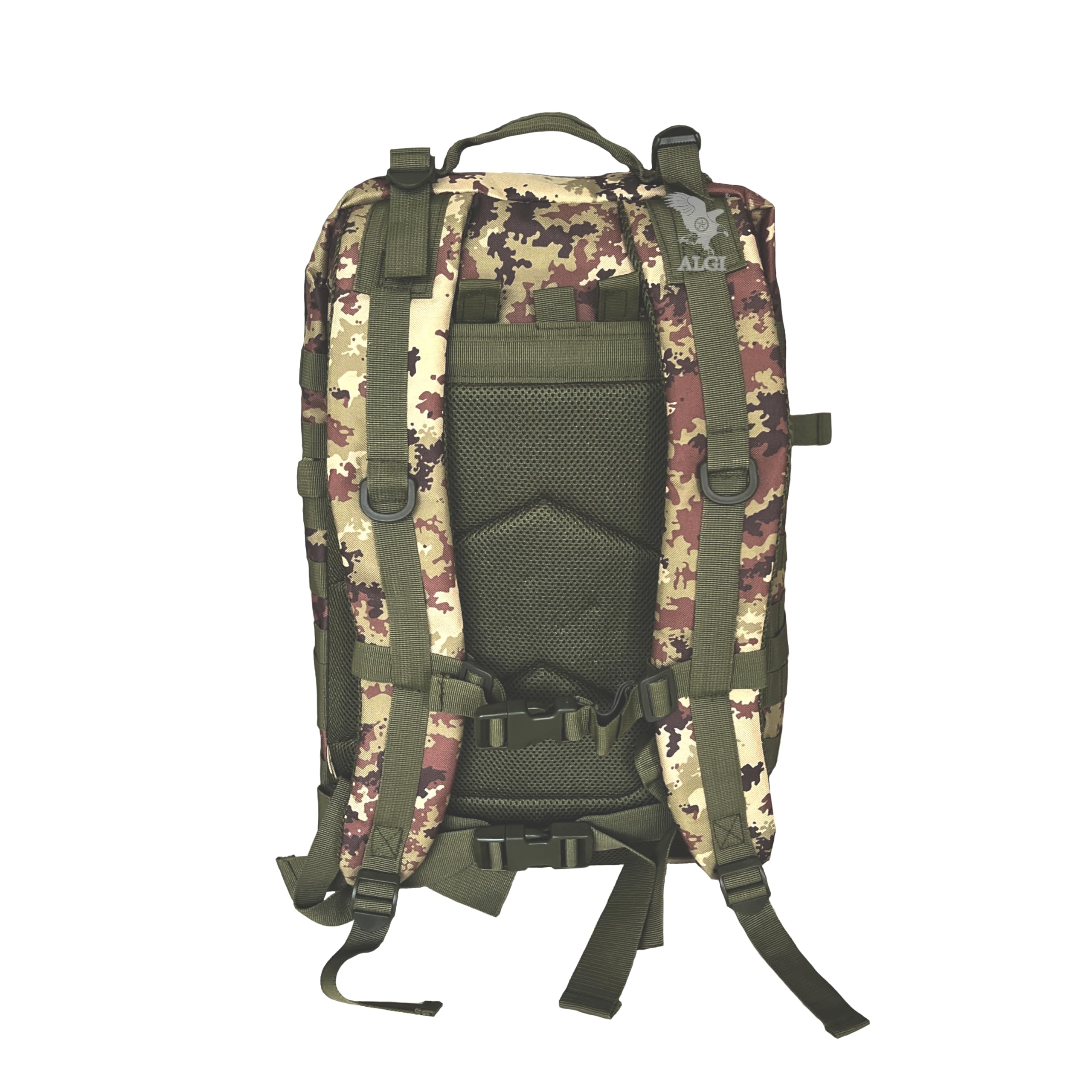 Zaino Militare Tattico Medium con sistema MOLLE 50 Litri Vegetato Militare