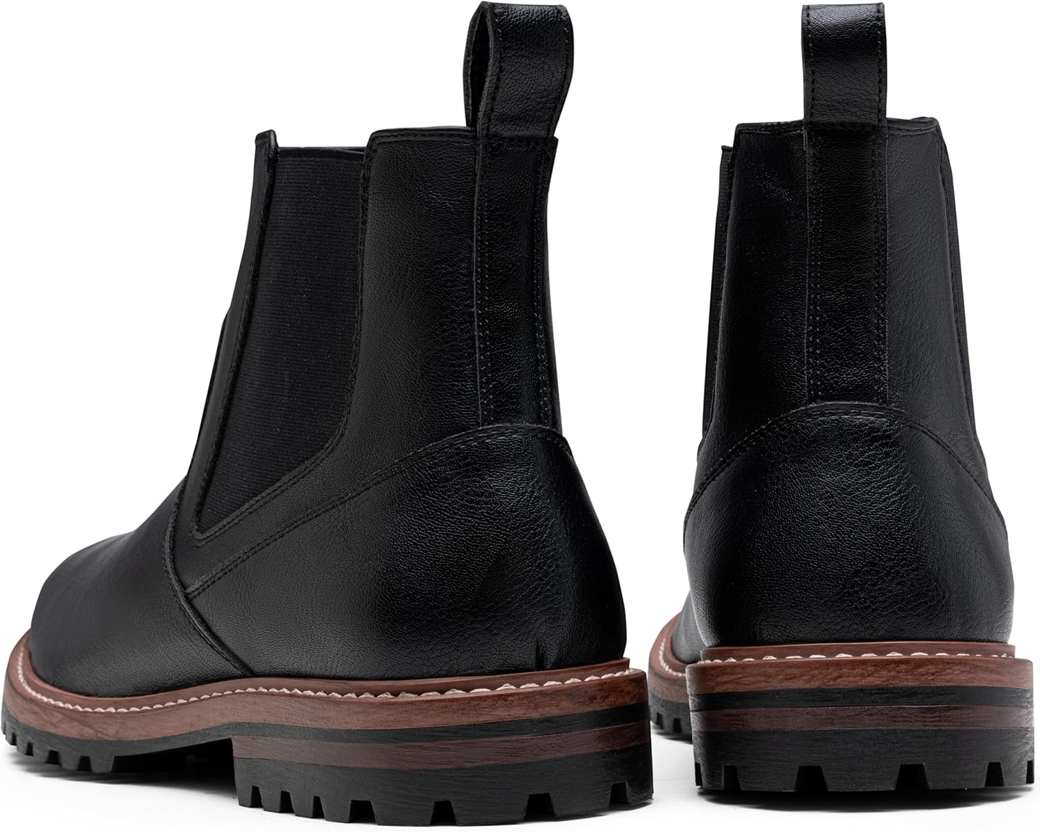 Jousen Chelsea Boots Casual Slip On Ankle Waterproof Mens Boots - Image 7