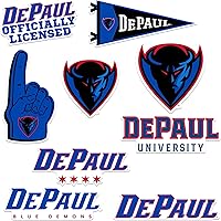 Vista 107 de Universidad de Florida Central - Paquete variado de 9 calcomanías de vinilo grandes de lujo - Laptop, botella de agua, álbumes de recortes, tableta