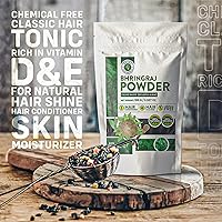 Vista 4 de Bhringraj - Polvo o margarita falsa (Eclipta Alba) 3.53 oz (3.5 onzas) 100% natural, orgánico, suplemento de hierbas, acondicionador