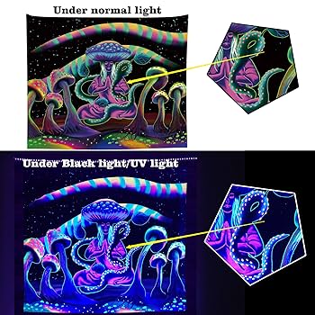 生命の木 タペストリー ブラックライト対応 生命の木