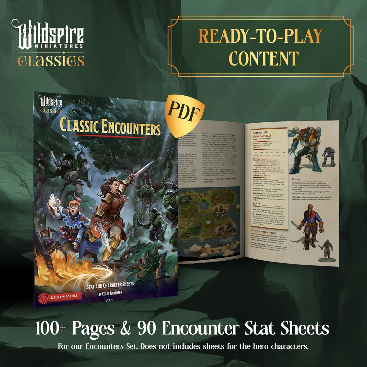 Mercenary Guild II - Essential Heroes - 55 Hero, Player Characters, NPC for DND Miniatures Bulk I 28mm Dungeons Dragons D&D Miniatures I DND Minis D&D Figures I Pathfinder, Daggerheart, Realm Reforged