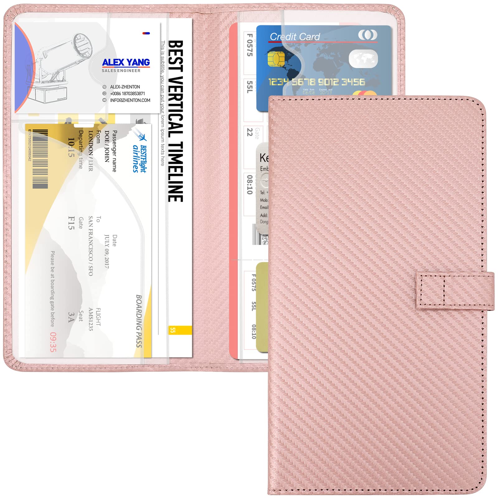 Buy LINDONG Car Registration and Insurance Holder, Vehicle Glove Box