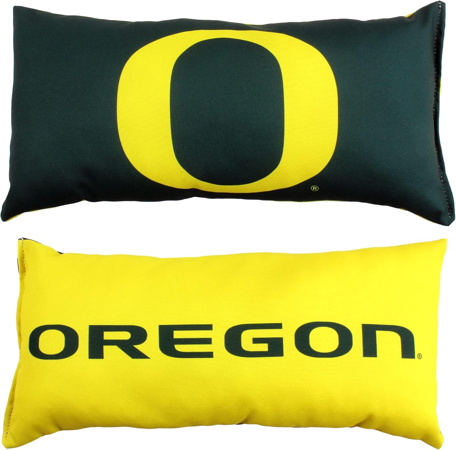 College Covers Everything Comfy Oregon Ducks 2 Sided Bolster Small Travel Pillow Decorative Pillow 16 x 6