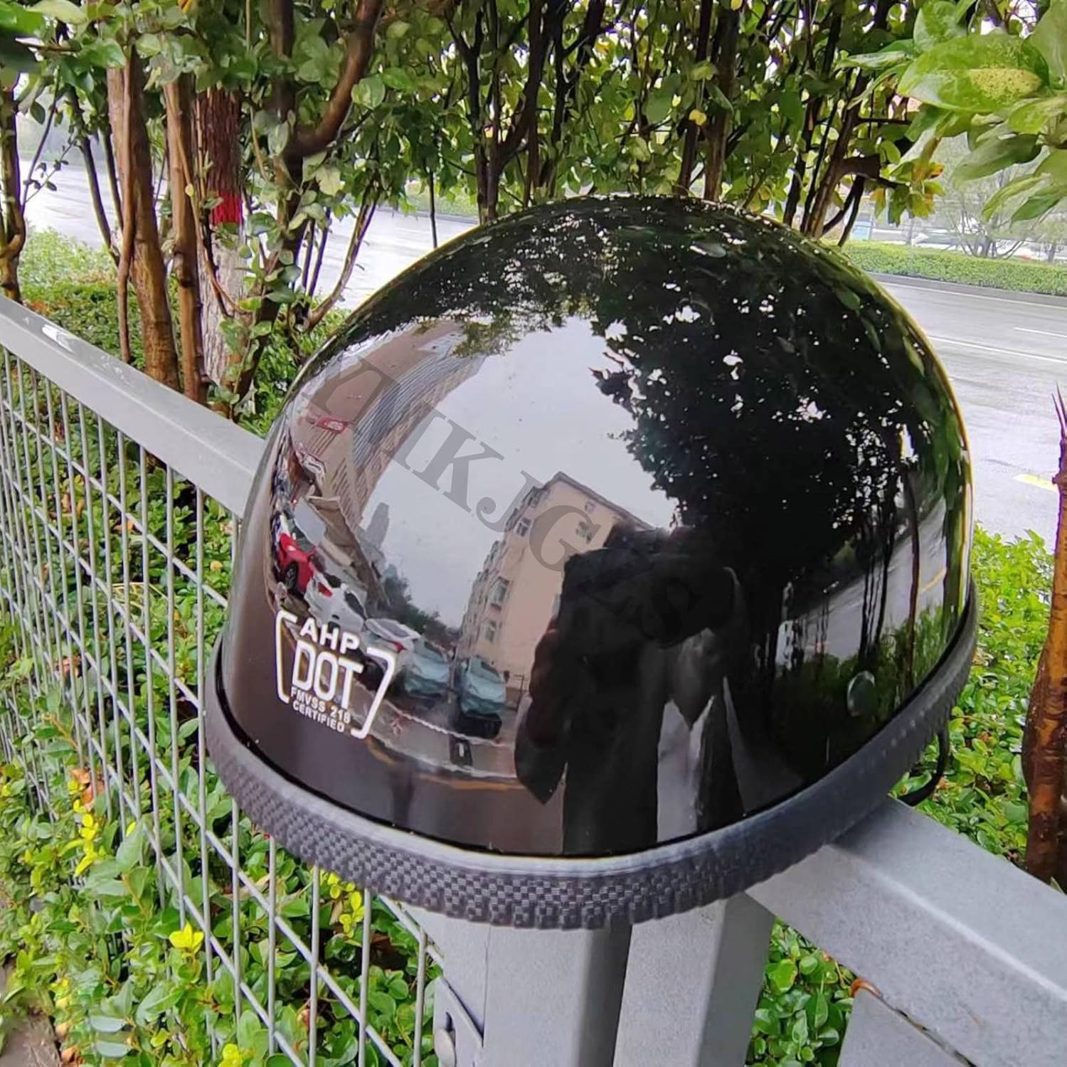 Motorcycle Half Helmet, DOT Approved Adult Men Women Retro Open Face Bike-Helmets, Bicycle/Skateboard Helmet for Adults, Bike, Skate, Scooter, Longboard Half Shell Helmet