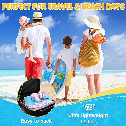 Miniatura 5 de Bigmeta 2 juegos de flotadores de piscina para niños con pistola de agua para niños de 8 a 12 años, juguetes inflables de tubo de piscina,