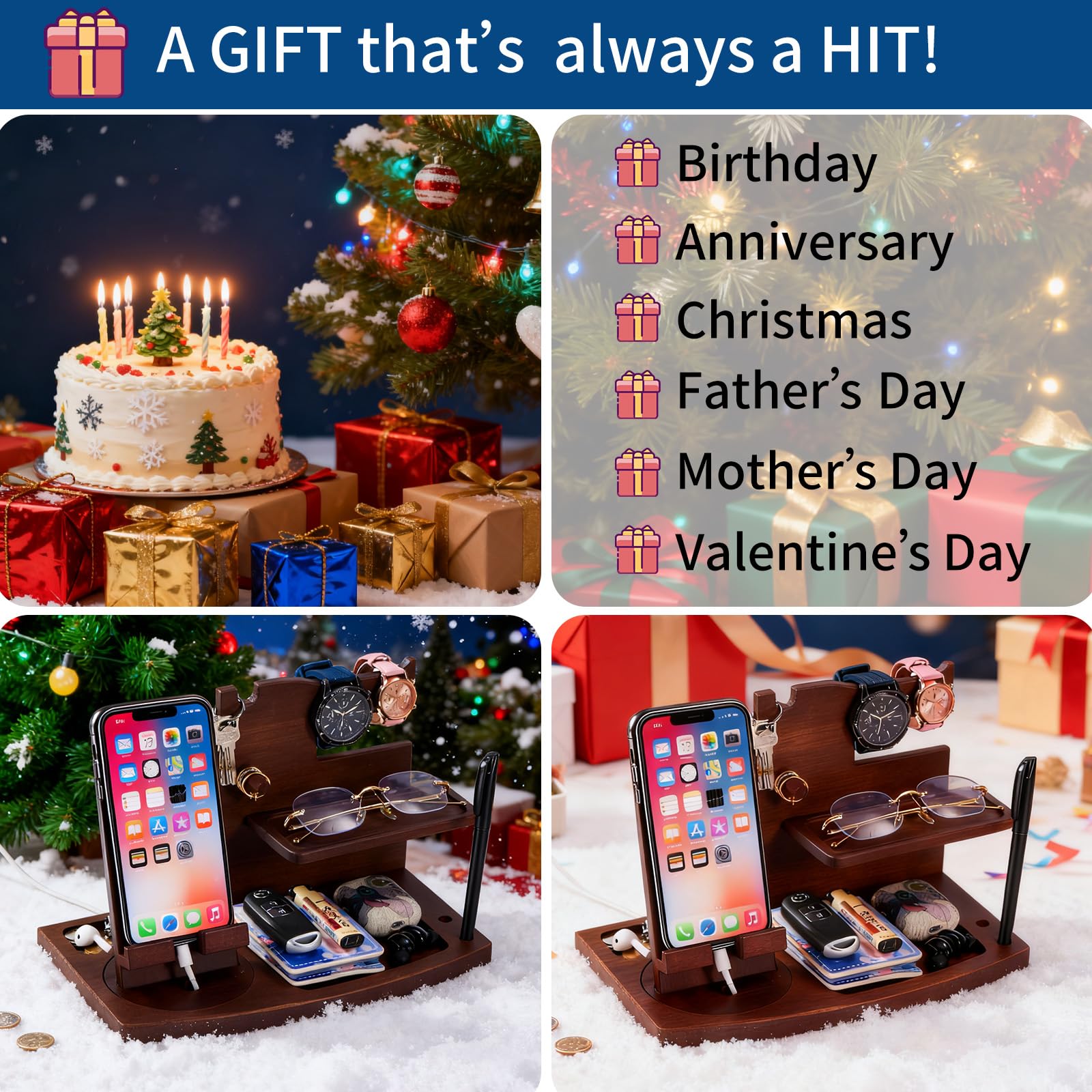 Cadeau pour Homme Noel - Station d'accueil de Téléphone en
