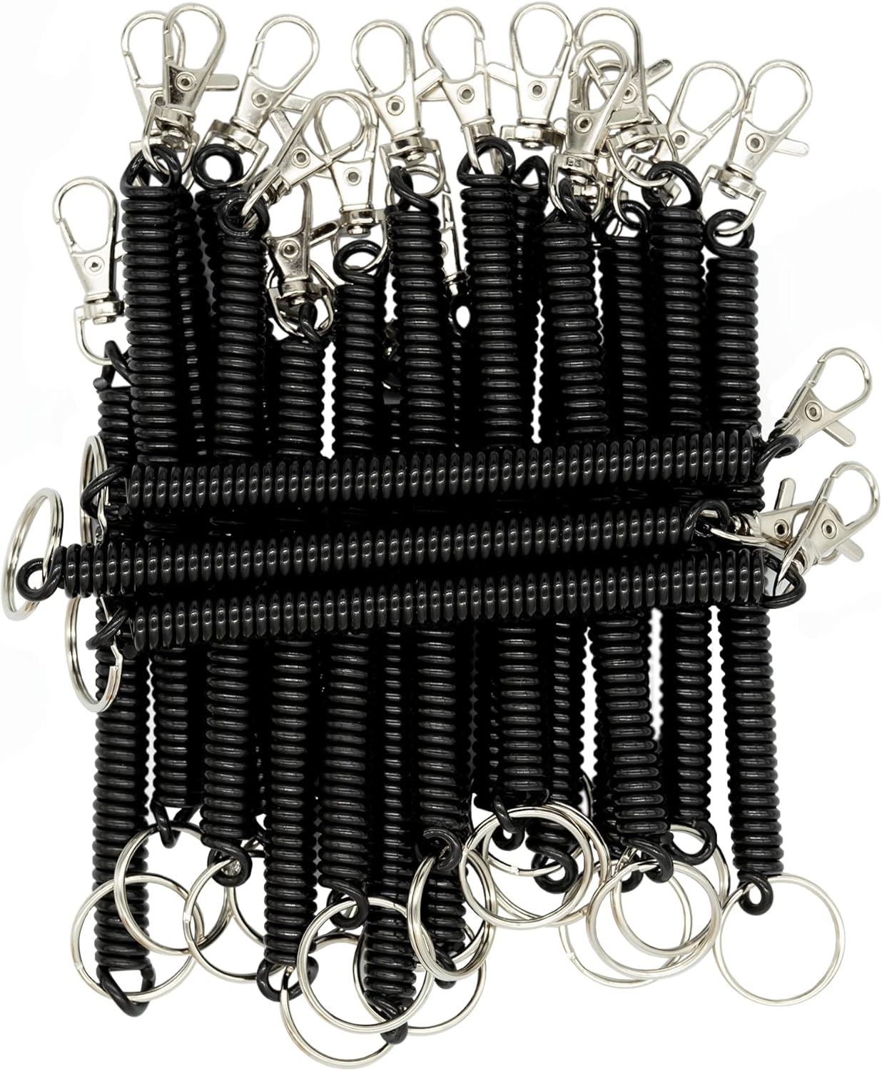 StayMax Retractable Coil Springs Keychain Coil Cord