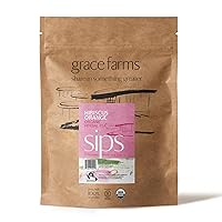 Vista 11 de Grace Farms LAVENDER GOJI BERRY - Té de hierbas (16 sobres piramidales) Naturalmente dulce, alivia el estrés y sin cafeína Certificado orgánico