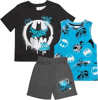 Baby Batman Print Kids Super Comfortable T-shirt Set main image 1