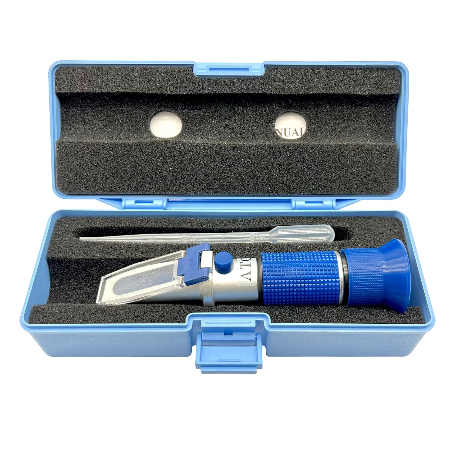 DEF Antifreeze Refractometer 5-in-1 Antifreeze Tester Coolant Refractometer | for Checking Automobile Antifreeze Coolant System, Battery Acid, Ethylene Glycol or Propylene, Windshield Washer Fluid