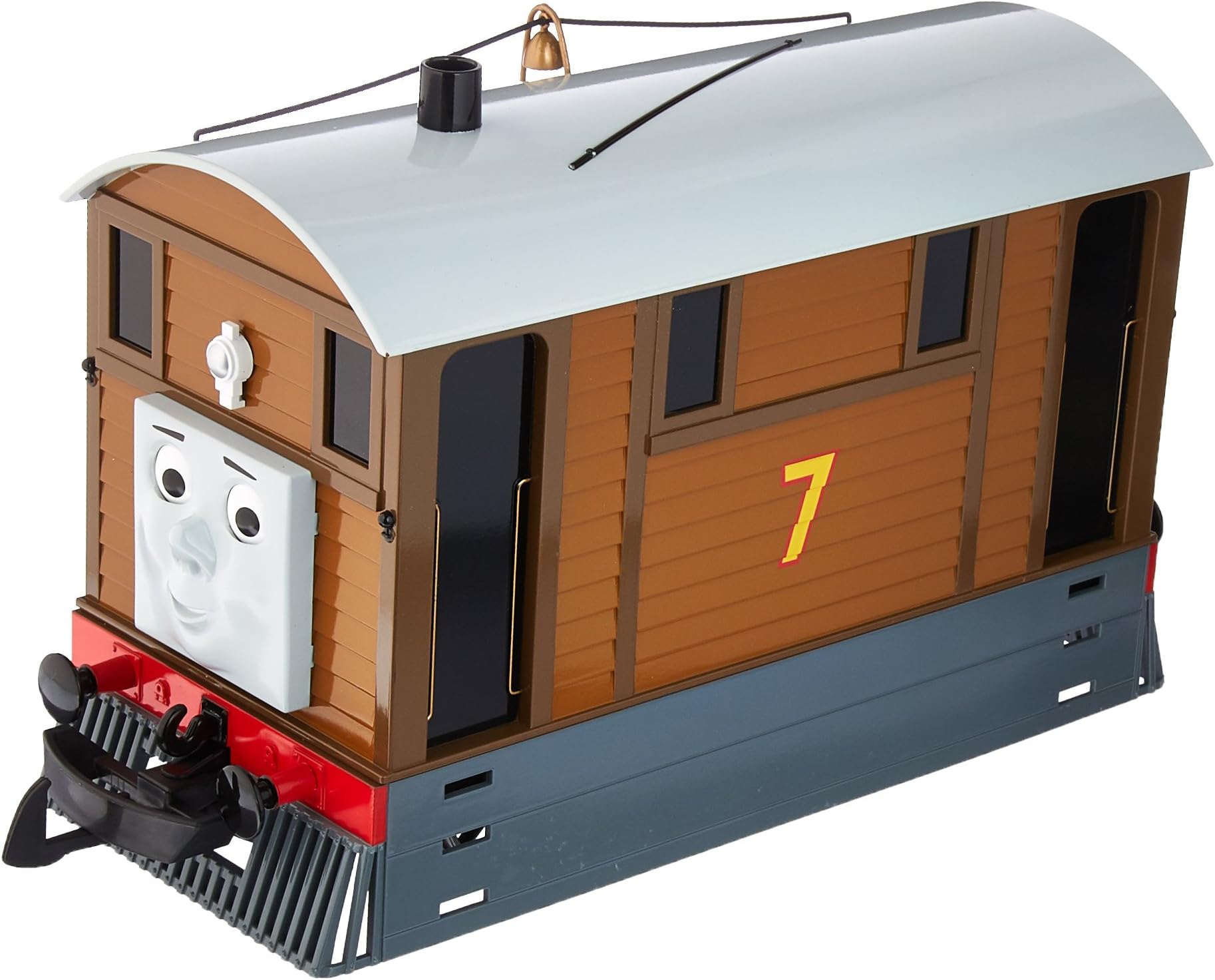 Trains - THOMAS & FRIENDS - TOBY the TRAM ENGINE (with moving eyes) - Large G Scale