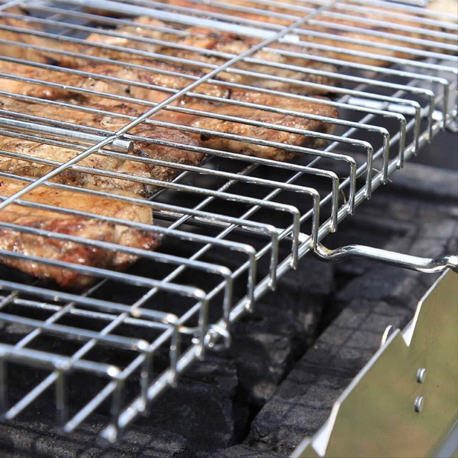 Koszyk do grilla, ruszt, klips siatki, grillowanej ryby, przenośna siatka tostów, grill, kwadratowy