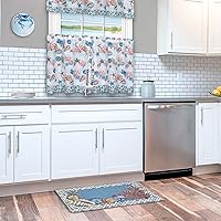 Vista 31 de Achim Home Decor - Tapete antifatiga para suelo, 18 x 30 pulgadas, diseño de gallo, impermeable, antideslizante, fácil de limpiar, tapete acolchado