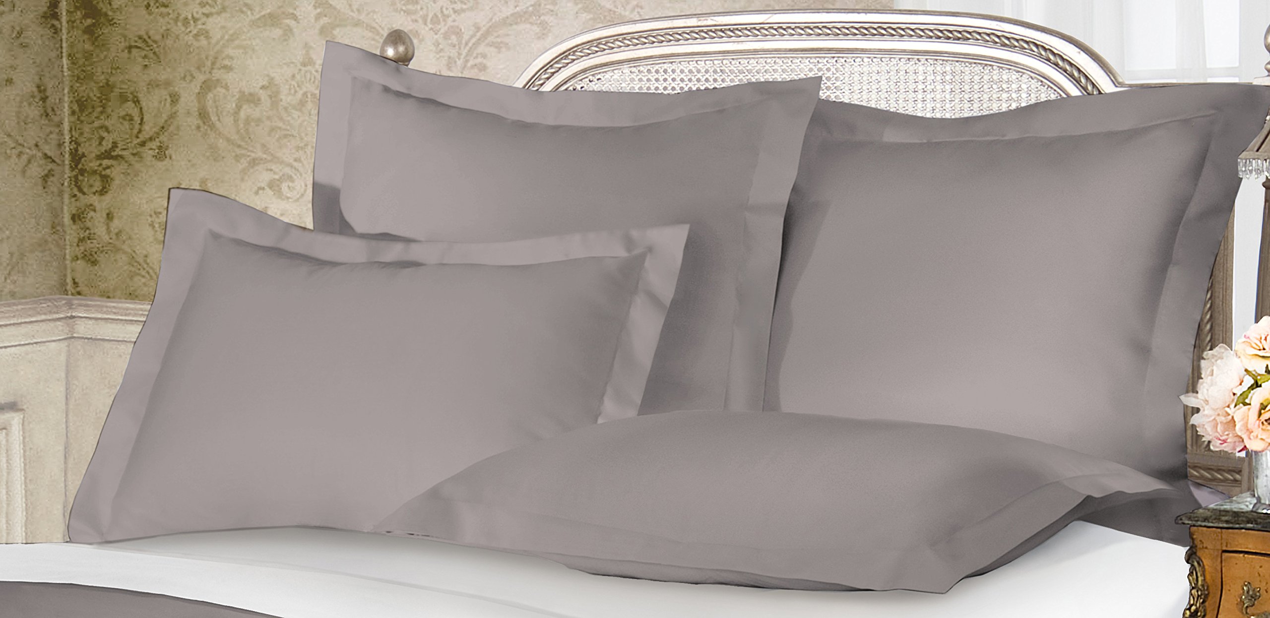 Belles & WhistlesBelles & Whistles Pillow Shams, Silver, Standard