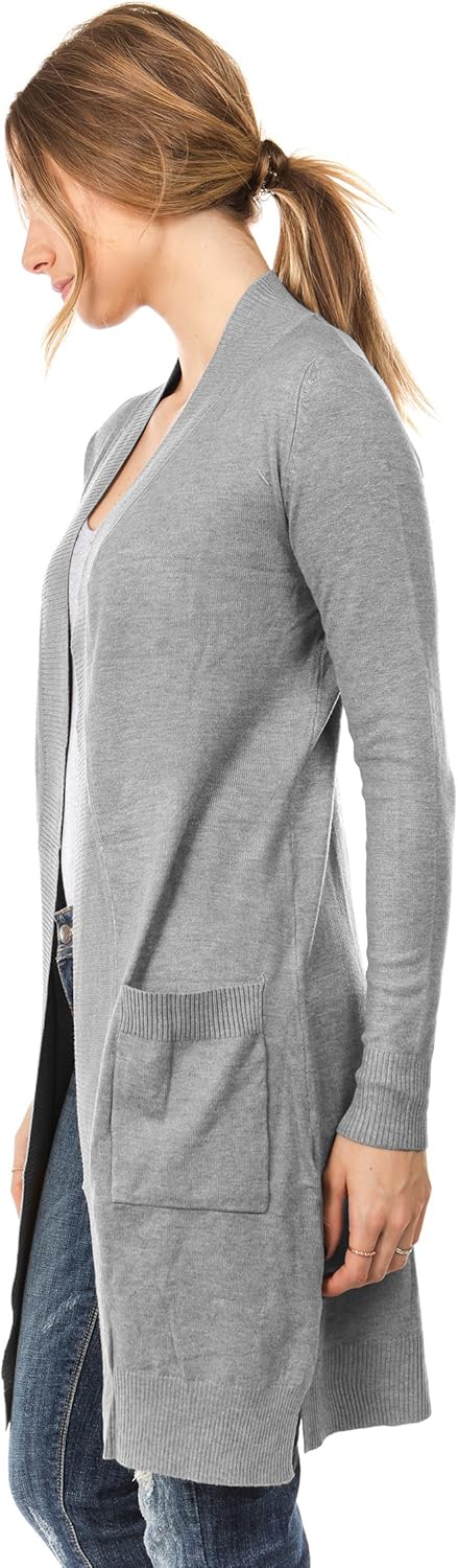 Cielo Women's Long Sleeve Sweater Duster Cardigan - Image 3