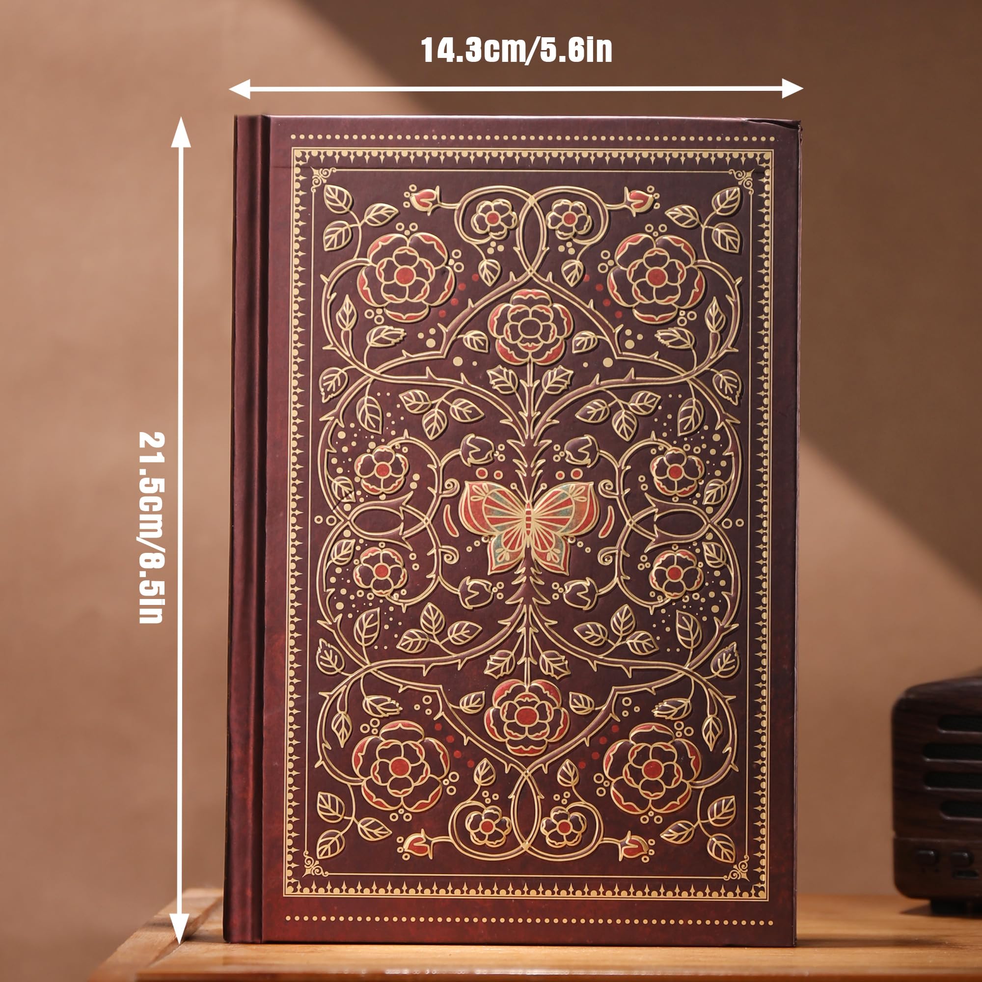 MGGAO Line Notebooks for Women Men, A5 Aesthetic Hardcover Ruled Diary, 100 GSM Journals for Writing for Work, Note Taking, Office School - Image 2