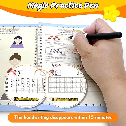 Miniatura 2 de 40 bolígrafos de tinta invisible, bolígrafos de tinta que desaparecen con 4 bolígrafos, 40 repuestos, 6 empuñaduras de lápiz y 1 bolsa de bolígrafo