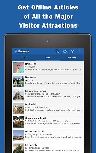 Barcelona Travel Guide & Offline Map #TOP1