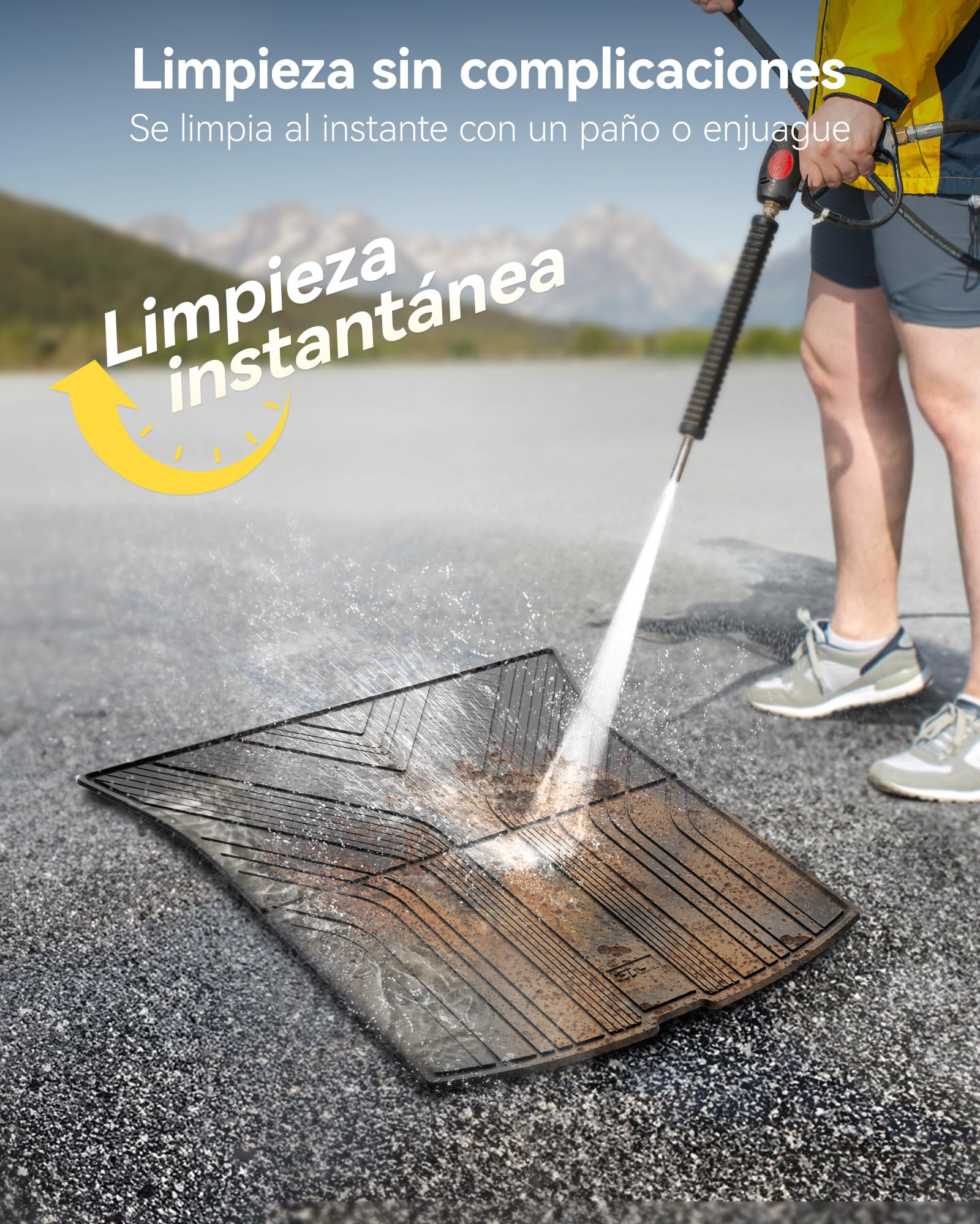 3W Alfombrilla Maletero para Tesla Model Y 2025 2026 Juniper,Thorex™ Alfombrillas Maletero de Coche para Todo Tipo de Clima para Tesla Juego Completo de Maletero, Accesorios, Negro