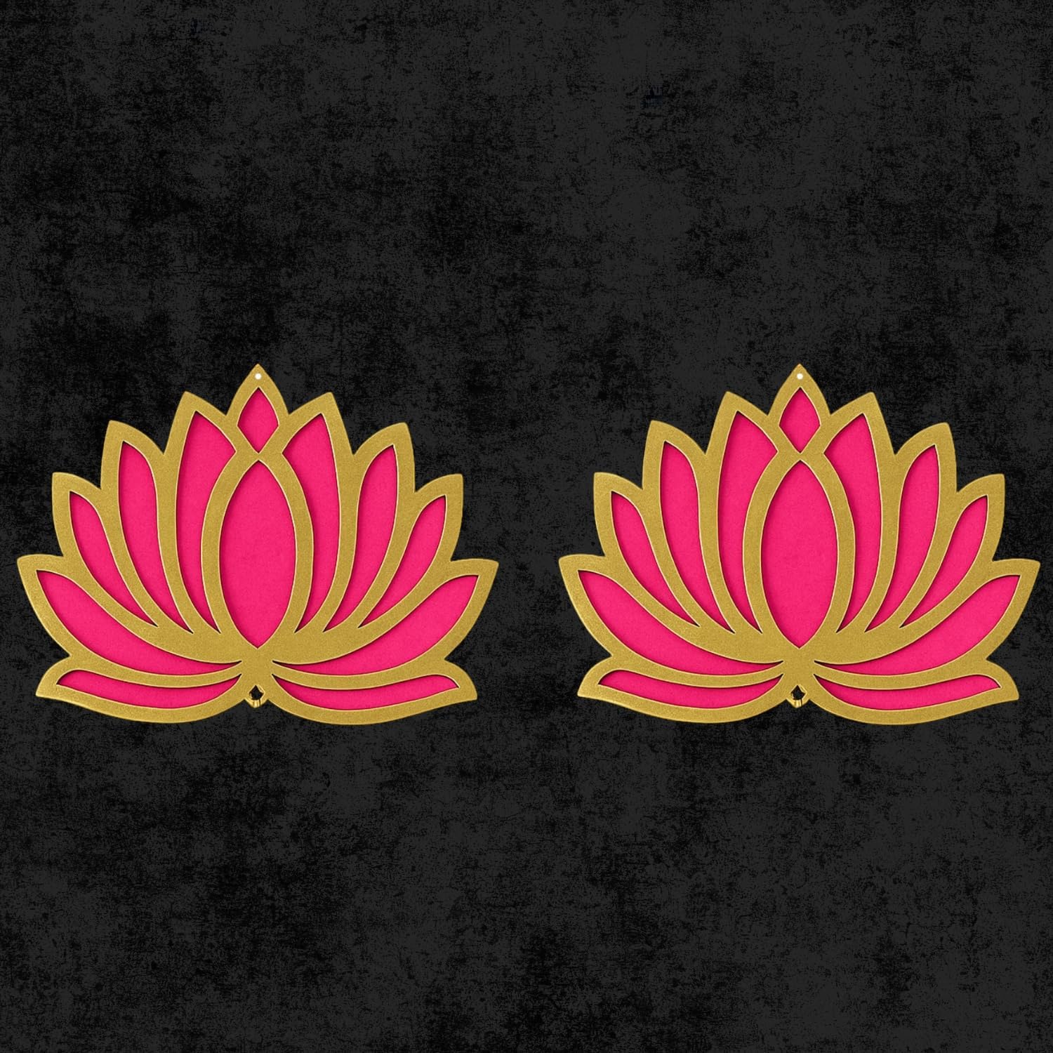 Wooden Lotus Wall Hanging - Diwali & Pooja Decor -12 Wooden Lotus Wall Hanging - Diwali & Pooja Decor -12