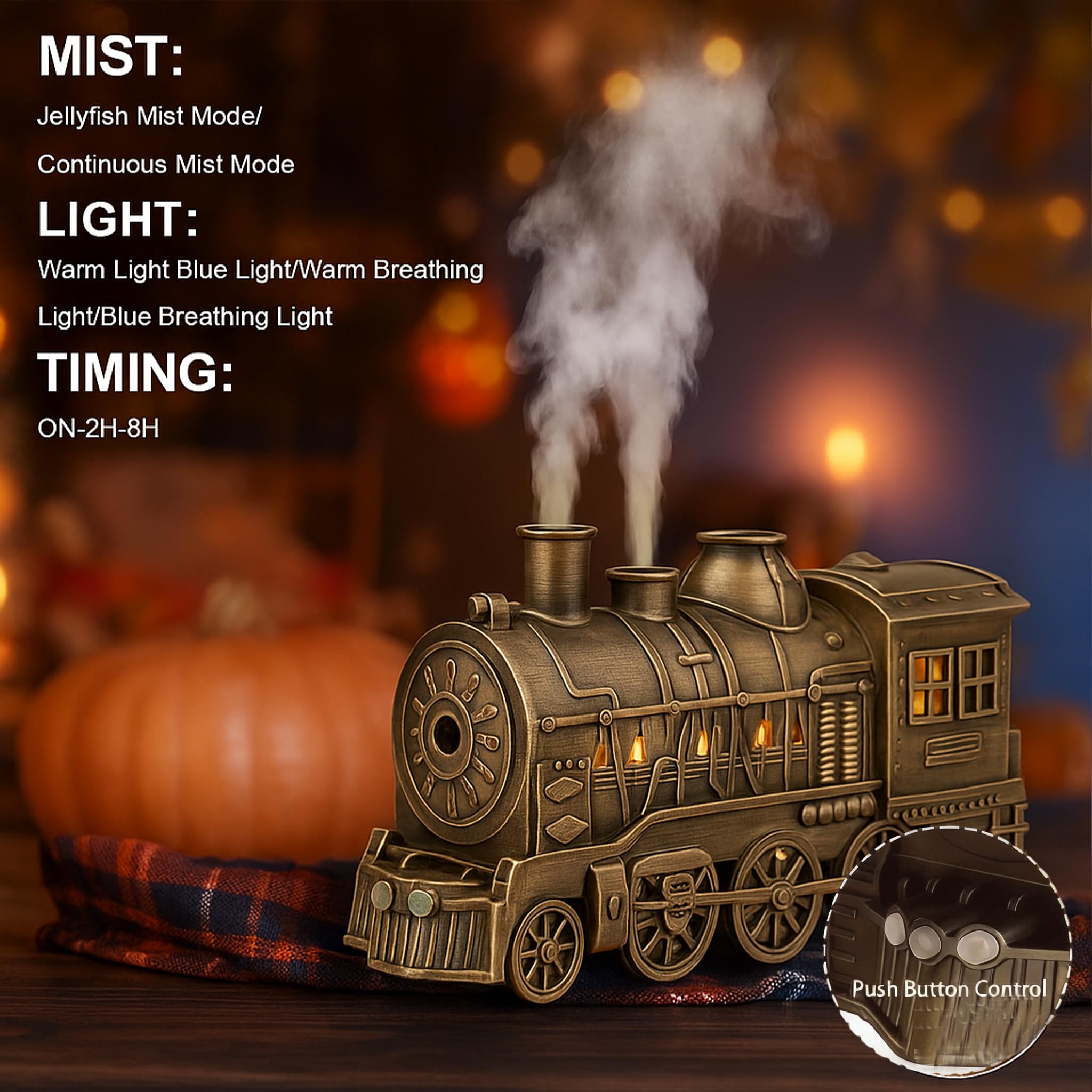 Amazon.com: Train Diffuser, 300ml Vintage Steam Train Essential