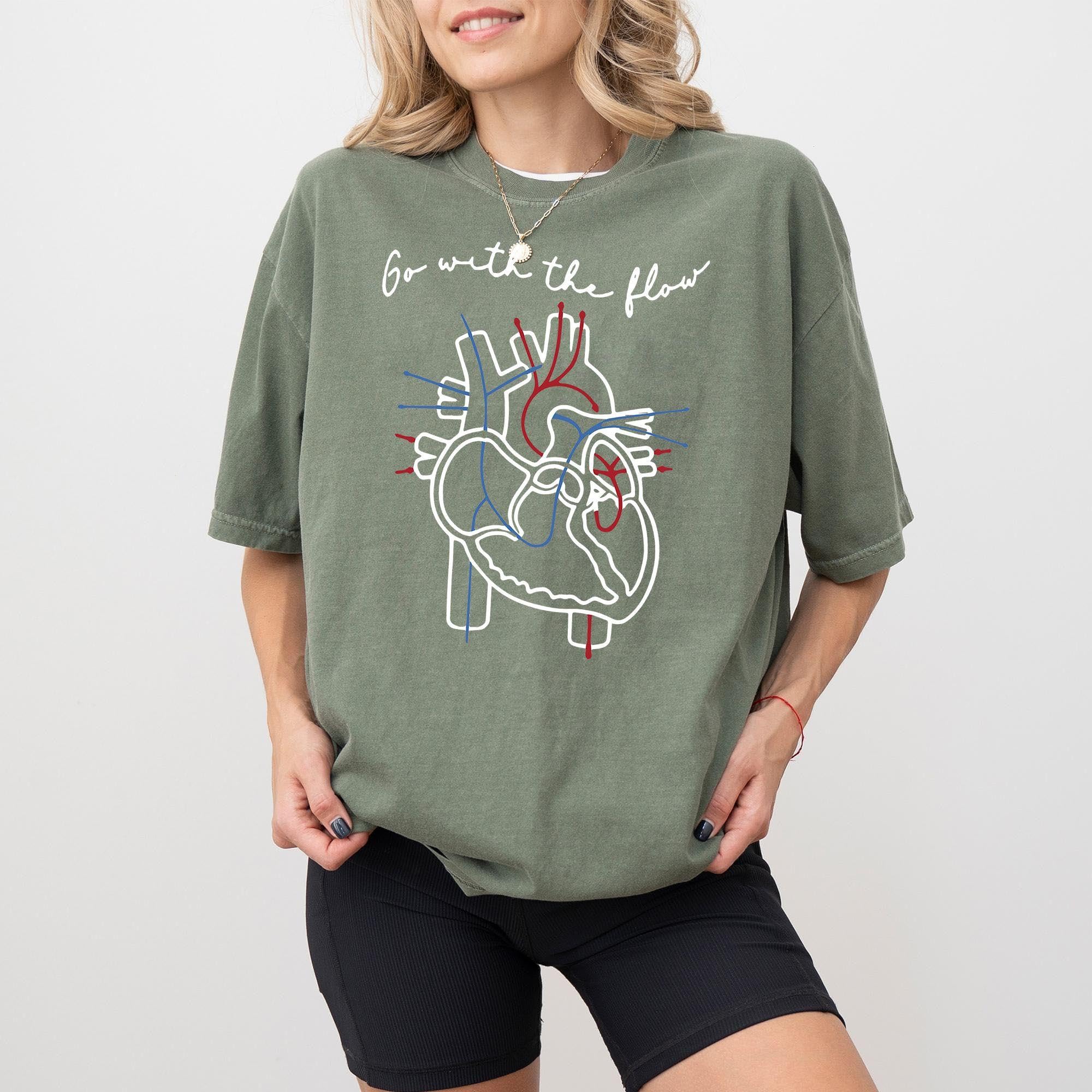 Anatomical Heart Nurse Shirt Comfort &hellip;
