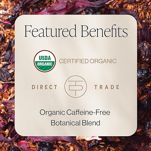 Vista 12 de Rishi Tea Mystic Mint - Té de hierbas orgánico, sin cafeína, hojas sueltas, mezcla de menta calmante – 16 onzas, más de 55 porciones