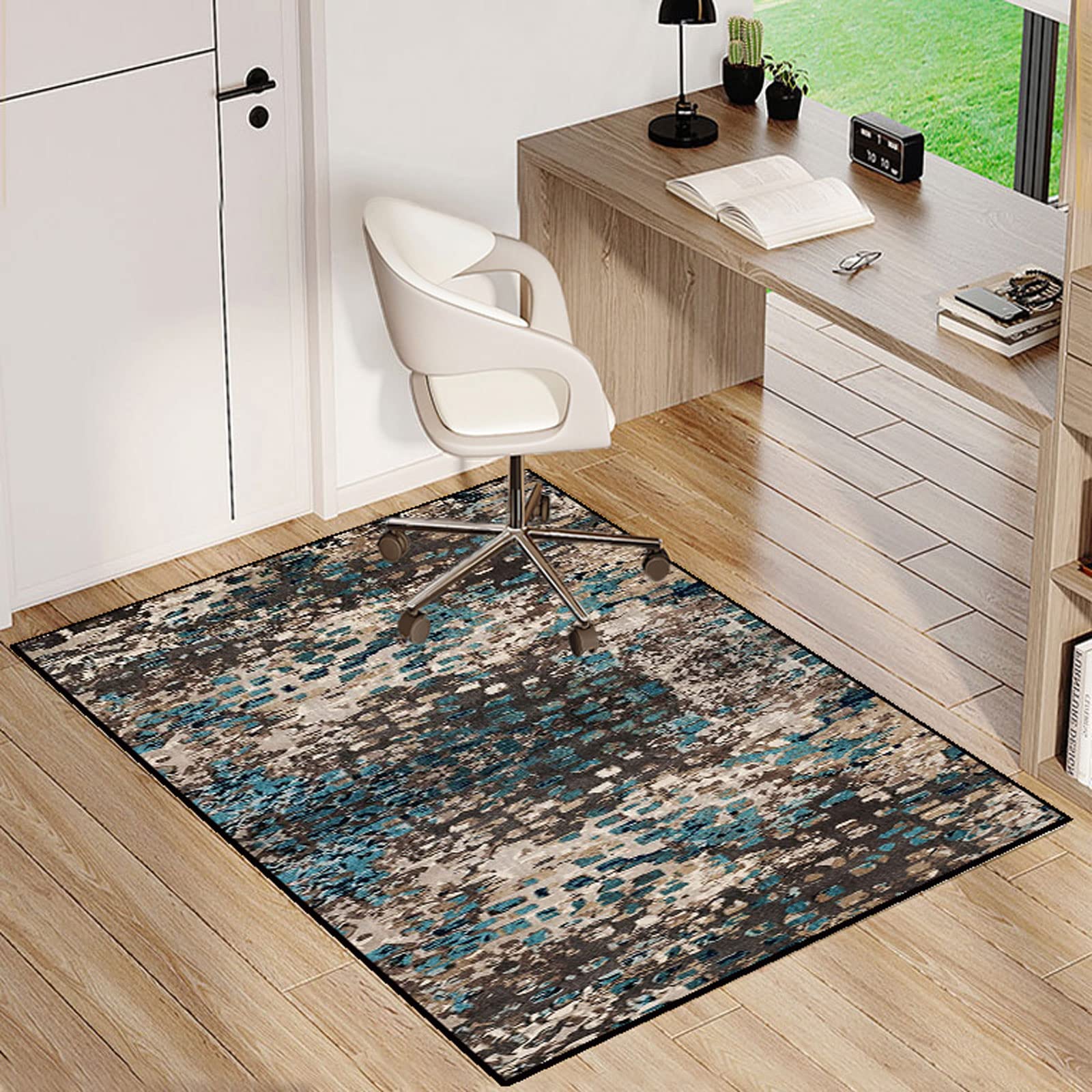 Single tree forest Office Chair Mat,Chair Mat For Hardwood Floors,Multi-Purpose Protector Chair Carpet For Home And Office — image 1