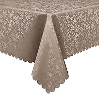 Vista 47 de Smiry Square Table Cloth, Waterproof Heavy Duty Vinyl Tablecloths, Wipeable Washable Table Cover for Kitchen and Dining Room (Baby Blue, 54" X 54")