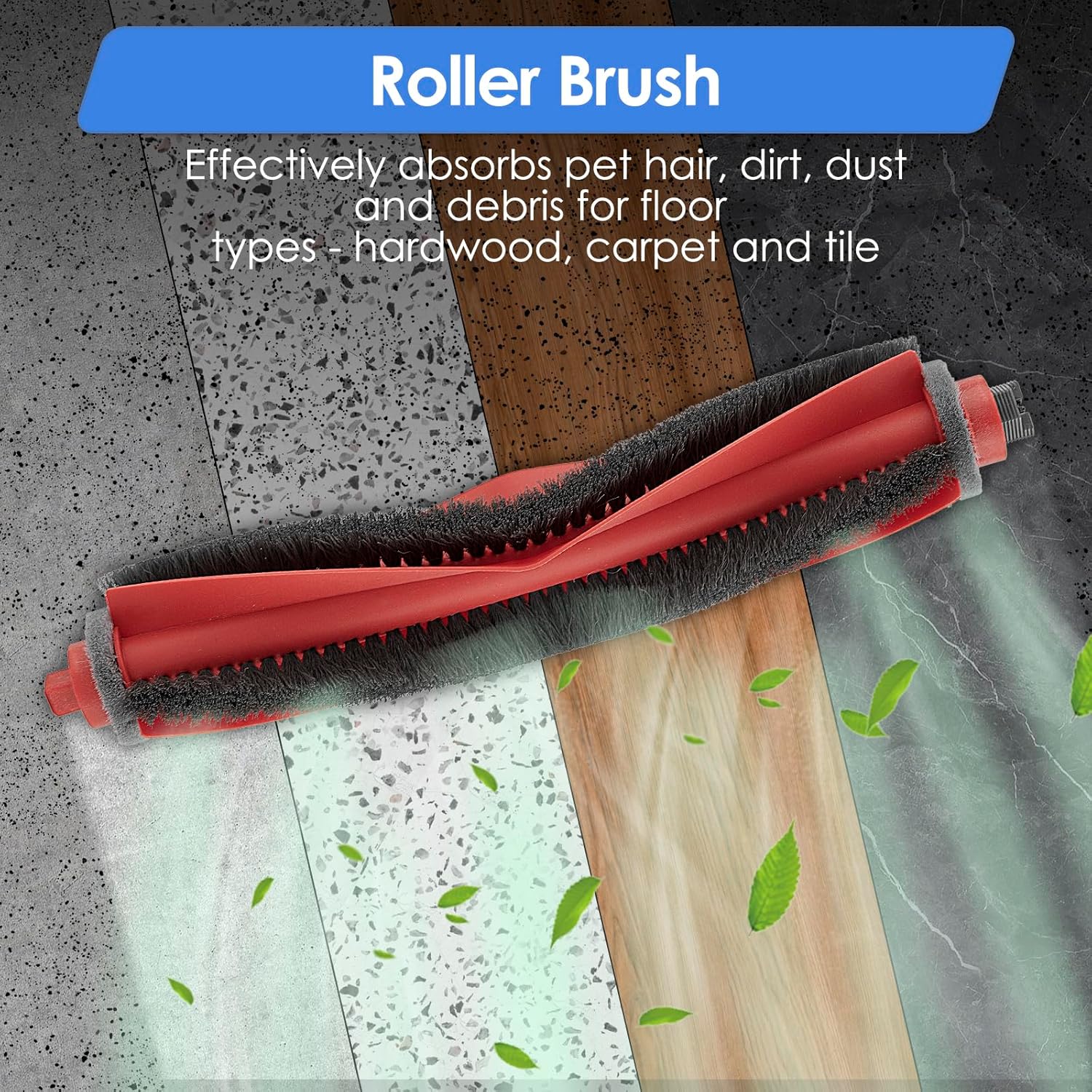 (14 Pack) Q10 X5+ Replacement Parts Compatible with Roborock Q10 X5+ Robot Vacuum Cleaner, 1 Roller Brush, 4 Side Brushes, 3 HEPA Filters, 3 Dust Bags, 3 Mop Pads, Accessories Kit