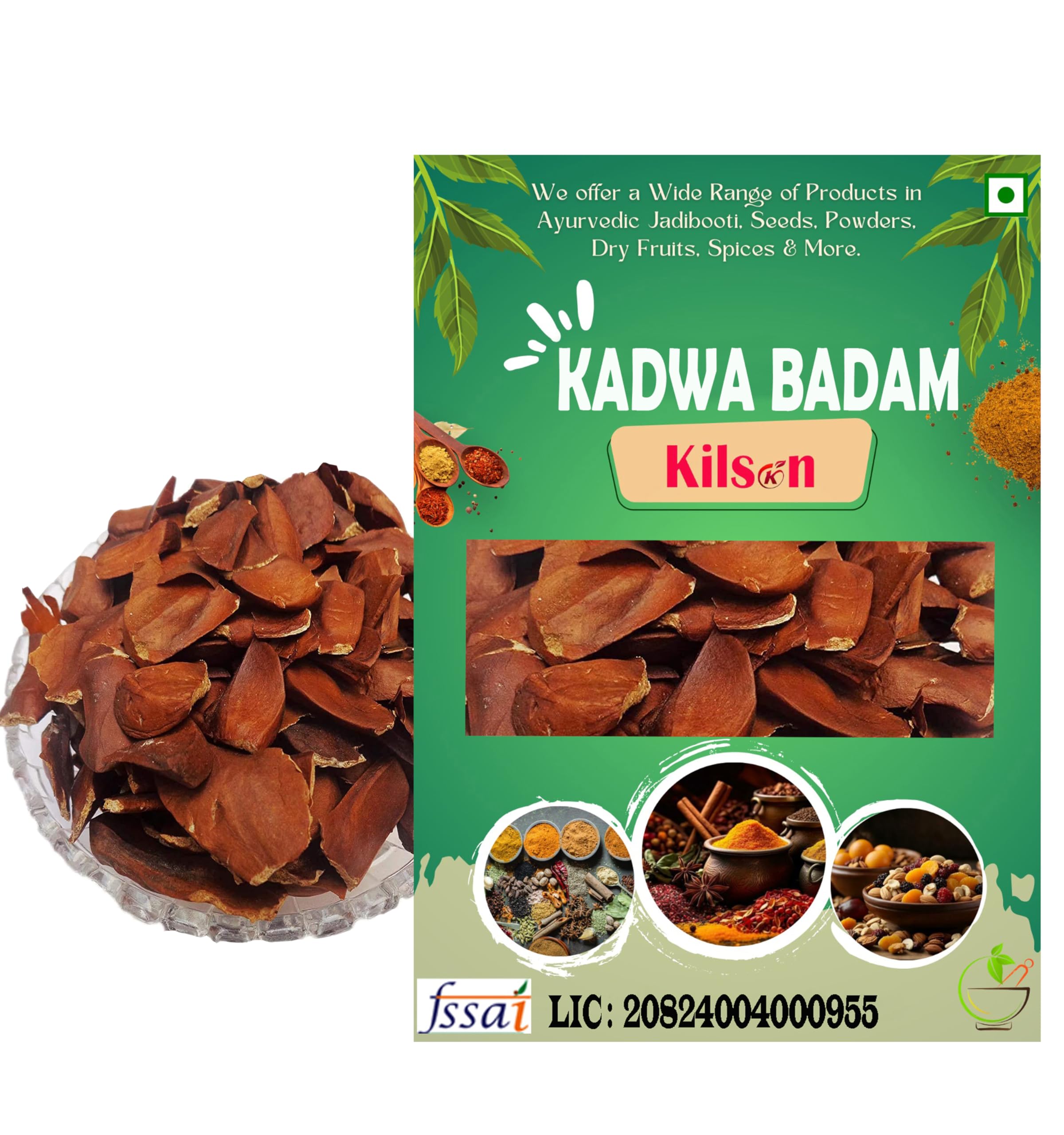 Kilson Kadwa Badam Sugar Badam Sweet Almonds Pure & Natural, Rich in Nutrients Ayurvedic & Herbal 100 Gram (B0DHQV682W) Amazon Price History, Amazon Price Tracker