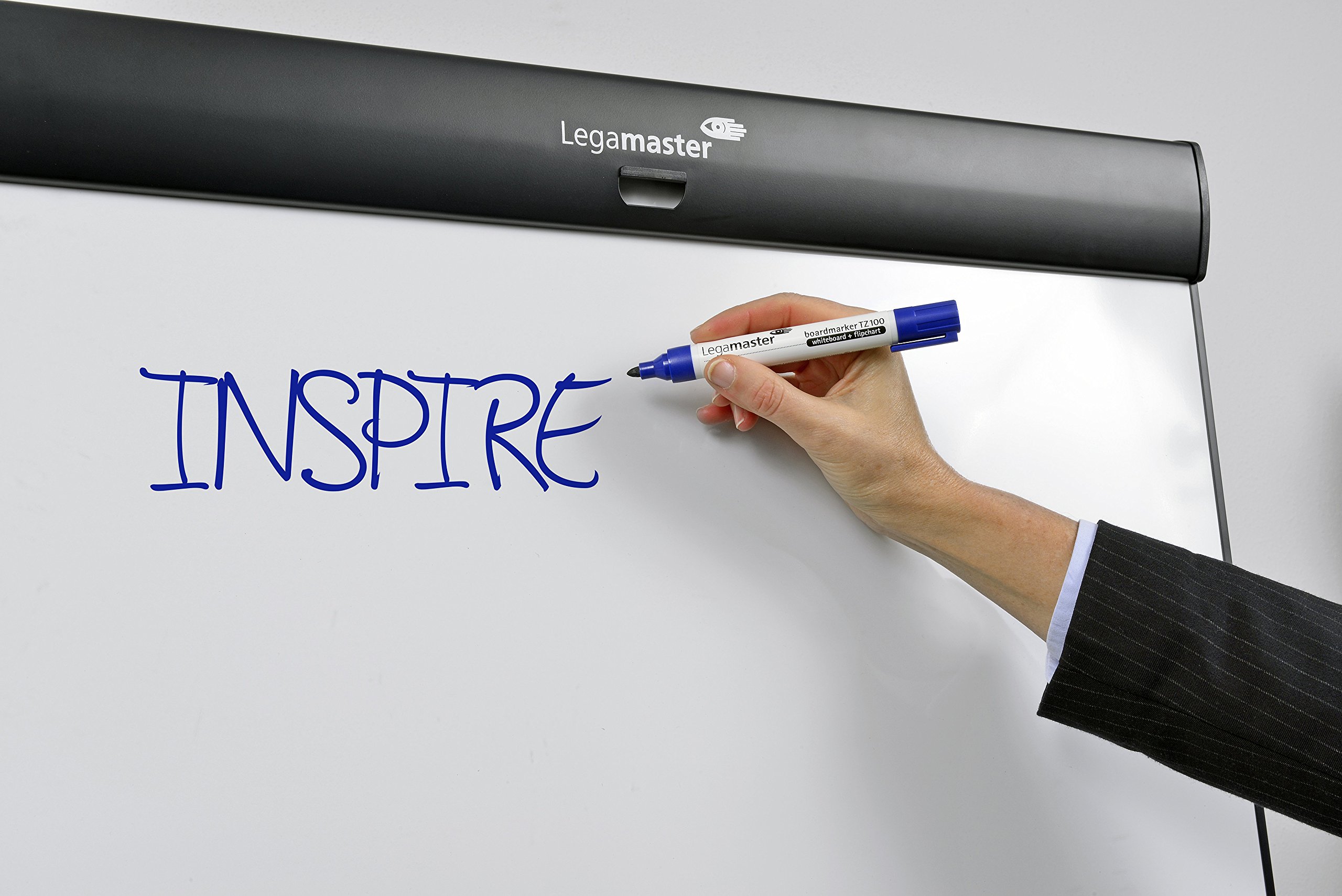 Legamaster 7-153300 Universal Flipchart Triangle Mobil, werkzeugloser Aufbau, schwarz