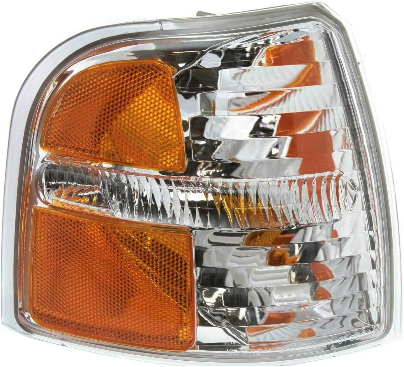 Headlight Assembly Kit for Ford for Explorer Eddie Bauer/Limited/Xls/XLT 02-04 Left and Right 4pc Without Bult-Corner Light Clear & Amber Lens Auto Body Repair-Part Name