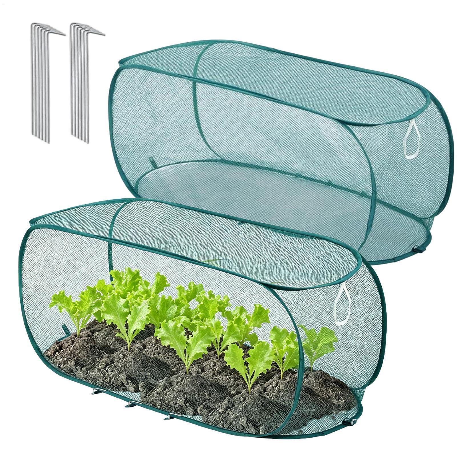 Filet De Protection Pour Bac Surélevé Lot de 2 écrans barrière anti-oiseaux