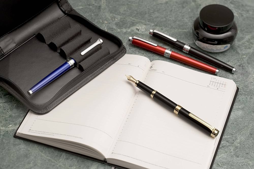 Amazon | セーラー万年筆 万年筆 バルカロール 銀 ブルー 細字