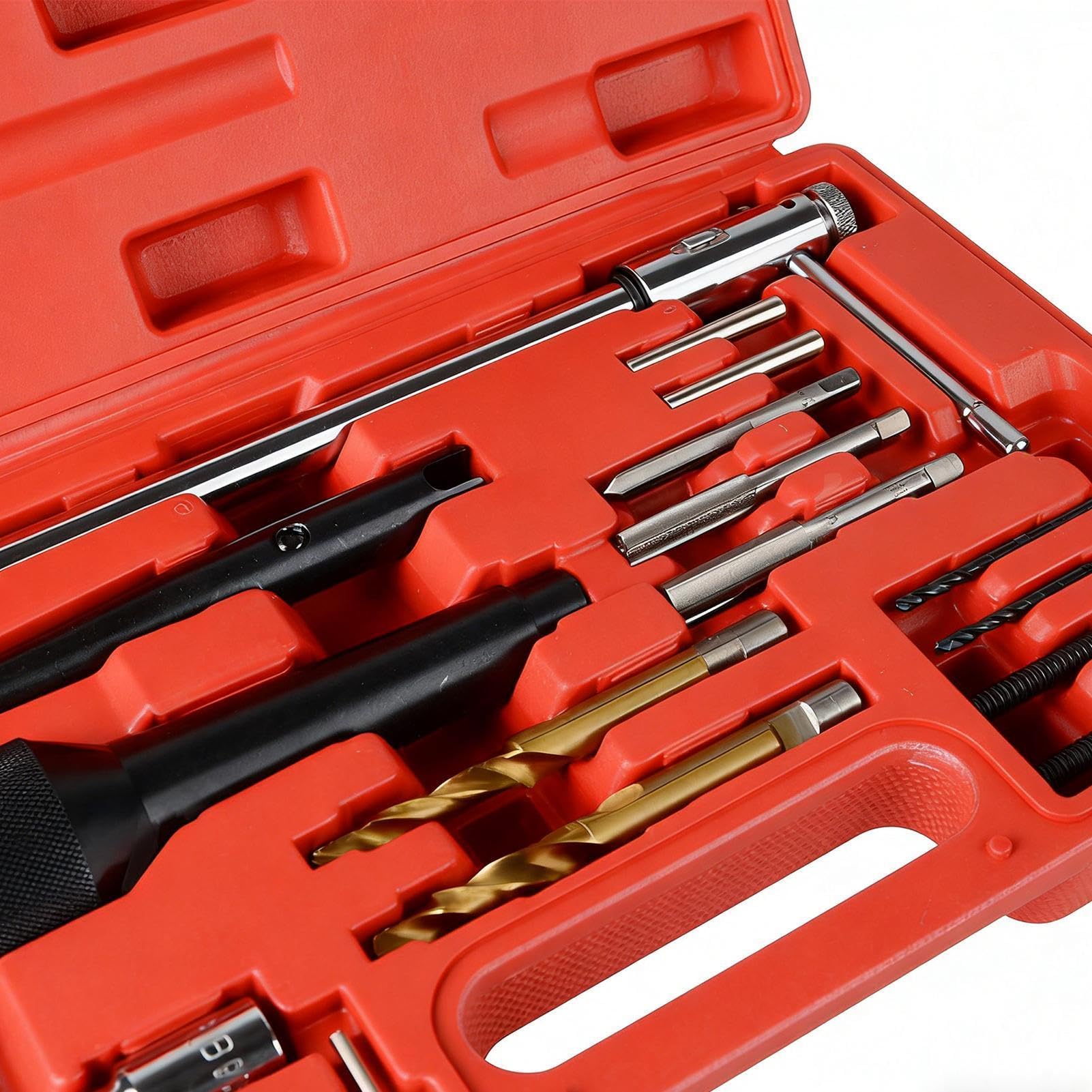 Set di Estrattori per Spine Motore Misura M10 Presa e Sicura con Astuccio | Set di Bussole per Spinotti Auto per Meccanici Tecnici Appassionati Officina Domestica Manutenzione