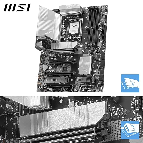 MSI MB PRO B860-P WIFI SOCKET 1851 DDR5 8600MHZ(OC) 3xM.2 1x TB4 HDMI DISPLAY 5G LAN WIFI 7 ATX